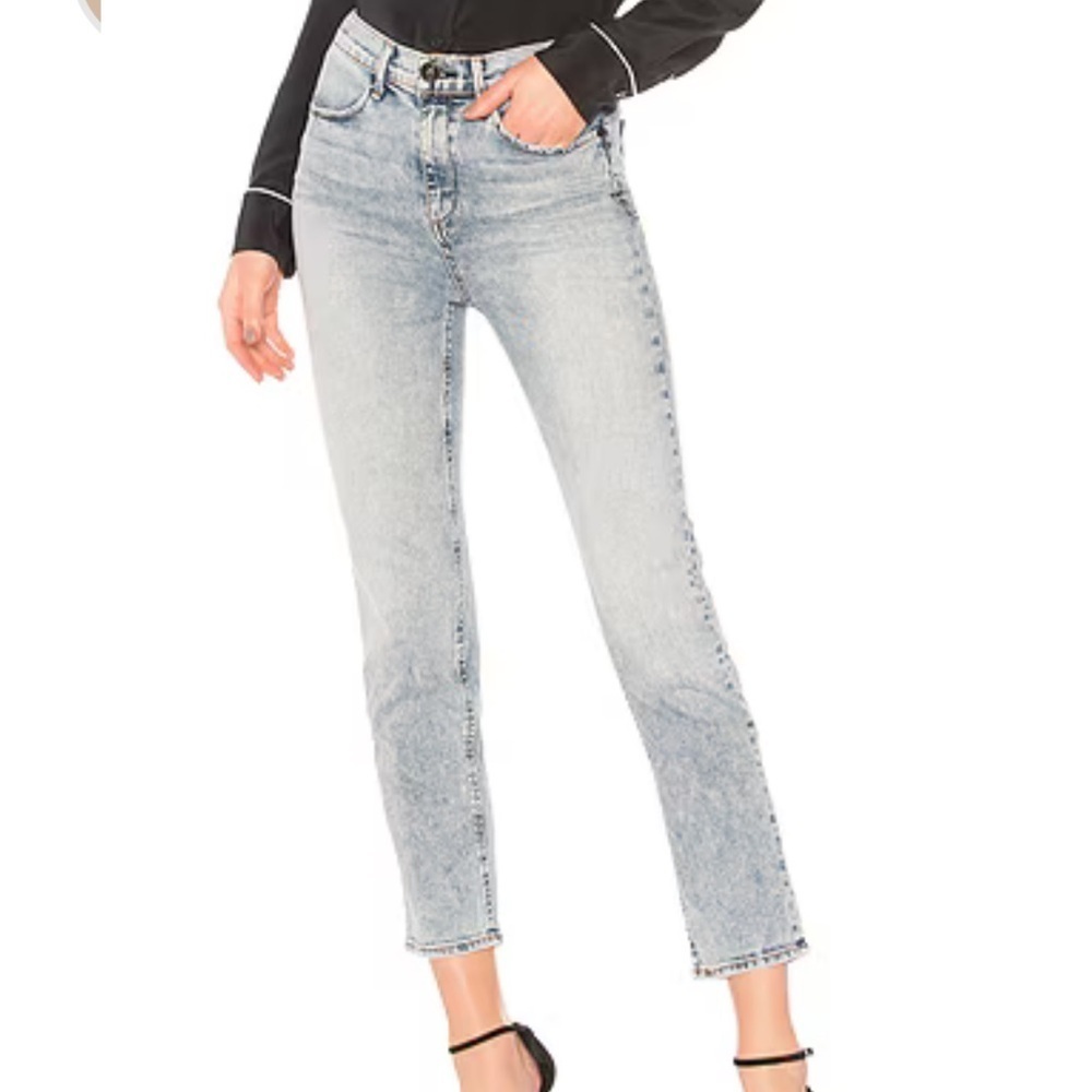 Rag & Bone Women’s Cigarette Straight Leg Jean Double Down Faded Wash Size 25